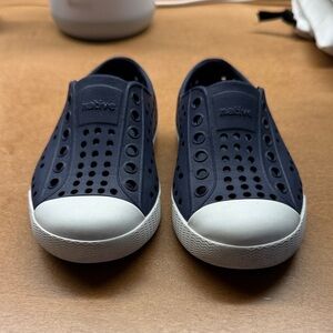 Native Navy Perforated Slip-Ons